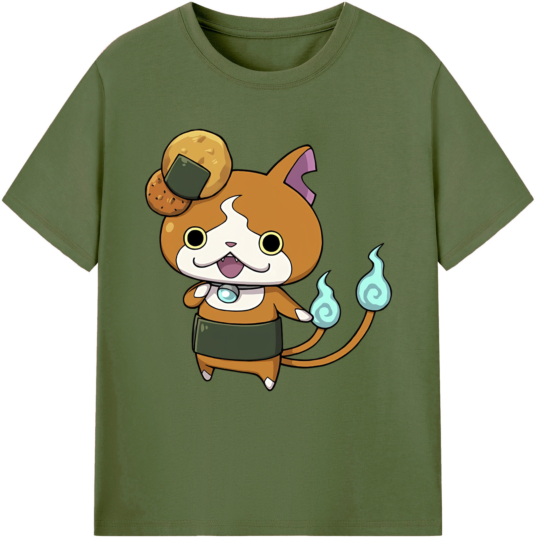 （画像用） 妖怪ウォッチ Yo-kai Watch 綿100％半袖Tシャツ（フロントプリント）
